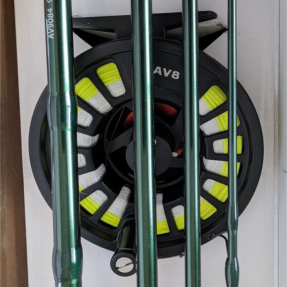 White River Aventur1 Fly Fishing Outfit Rod 9'0" 8 Wt With Reel AV9084 AV8 - Picture 5 of 15